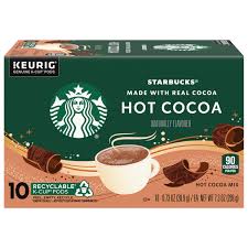 starbucks clic hot cocoa k cup pods
