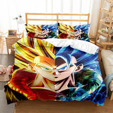 Anime Bed Sheets Dragon Ball 3 Piece