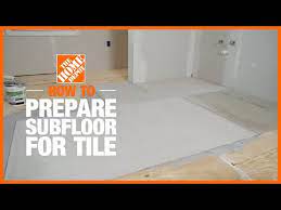 a suloor for tile installation