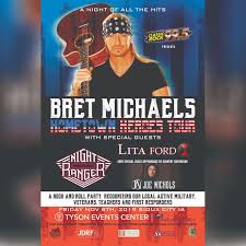Bandsintown Bret Michaels Tickets Tyson Event Center