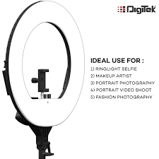 Reliable Photo Stores Digitek Drl 18 H 18 Inch Professional Led Ring Light Without Stand