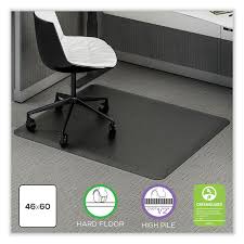 ergonomic sit stand mat 60 x 46 black