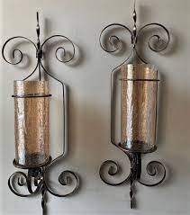 Wall Candle Sconce Bronze