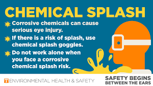 chemical splash risks environmental