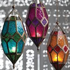 Glass Lantern Moroccan