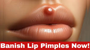 how to get rid of lip pimples fast