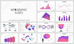 Set Of Minimal Infographic Design Layouts World And Usa Maps