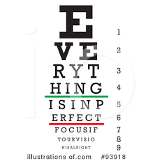 Eye Chart Clipart 93918 Illustration By Arena Creative