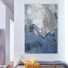 Blue Canvas Painting Abstract Painting