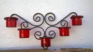 Vintage Candle Holders Wrought Iron