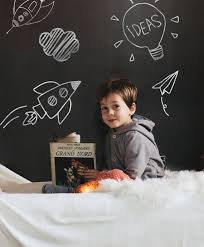 L And Stick Magnetic Chalkboard