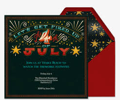 Free Fourth Of July Party Invitations Evite Com