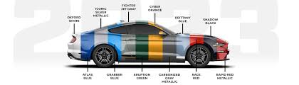 2023 Ford Mustang Paint Colors