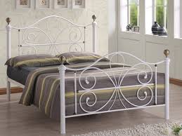 white metal camilla bed frame with