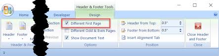 Sections Headers And Footers Page Numbers Margins