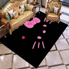 black cat o kitty large carpet