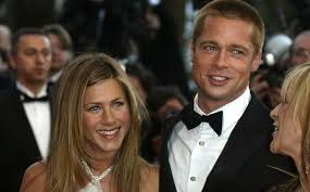 Besides his supporting actor win, pitt was nominated for outstanding performance by an ensemble. Brad Pitt Jennifer Aniston Sitting Feet Apart At Golden Globes