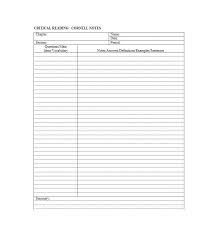 36 Cornell Notes Templates Examples Word Pdf