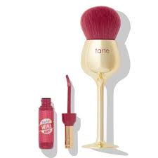 tarte wine not lip gloss brush set