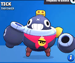 Tick is free to unlock for all players who have at least 4000 trophies on the trophy road. Brawl Stars How To Play Tick Tips Guide Star Power Stats Gamewith