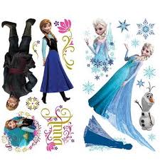 Disney Frozen Wall Decal Anna Elsa