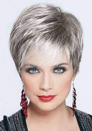 Short hairstyle for gray hair with pixie cut. 104 Hottest Short Hairstyles For Women In 2021