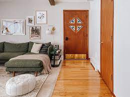 details on our wood floors and trim