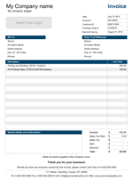 View Proforma Invoice Template In Word Gif