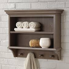 Wall Mount 2 Tier Bathroom Shelf