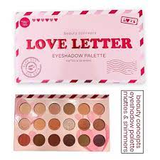 love letter eye shadow makeup palette