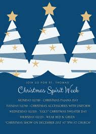 Spirit week pep rally ideas for middle school and high school. Christmas Spirit Week St Thomas The Apostle School
