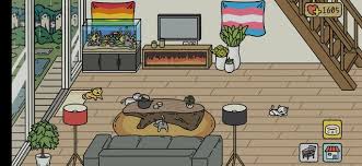 there is a trans and gay flag in a game called adorable home! :  r/traaaaaaannnnnnnnnns gambar png