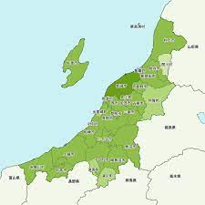 新潟県の地図 | Map-It マップ・イット