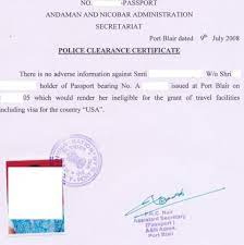 police certificates visajourney