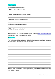 Wassce english language past questions and answers waec. Harvard University English Esl Worksheets For Distance Learning And Physical Classrooms