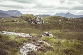 scottish wilderness rugged landscape in