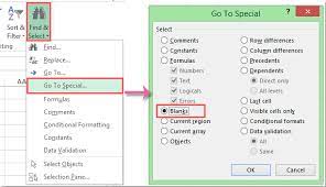 how to fill blank cells with 0 or other