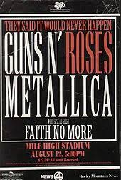 Guns N Roses Metallica Stadium Tour Wikivisually