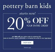 Today's top pottery barn coupon: Pottery Barn Kids 20 Off Entire Purchase ð—œð—»ð˜€ð˜ð—®ð—»ð˜ ð——ð—²ð—¹ð—¶ð˜ƒð—²ð—¿ð˜† Pottery Barn Kids Pottery Barn Pottery Barn Hacks