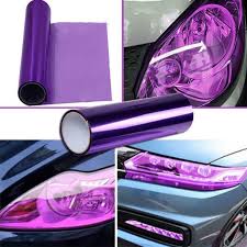 Purple 12 60 Inch Smoke Car Headlight Taillight Fog Light Tint Film Vinyl Wrap Walmart Com Walmart Com