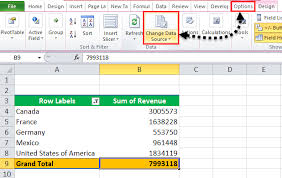 how to refresh pivot table in excel