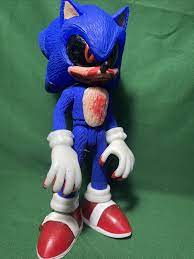 CUSTOM Sonic .Exe The Hedgehog Sonix X 10.5” Figure Hard Plastic  Creepypasta | eBay