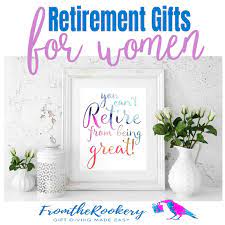 retirement gifts for women