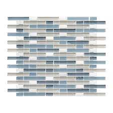 1.2 out of 5, based on 17 ratings and 29 reviews. Jeffrey Court Cyclove Blue 10 875 In X 12 25 In Interlocking Gloss And Matte Glass Carrara Marble Mosaic Tile 0 925 Sq Ft Each 99555 The Home Depot