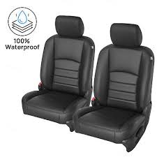 Black Pu Leather Seat Cover For 13 18
