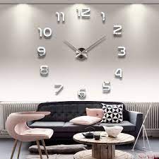 Hot 3d Diy Wall Clock Modern