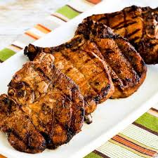 marinated grilled pork chops with soy