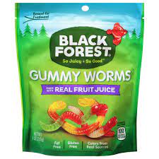 save on black forest gummy worms candy