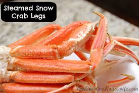 steamed snow crab legs