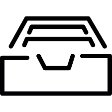 Opened Frontal Drawer Vector SVG Icon - SVG Repo